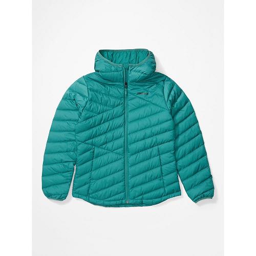 Marmot Down Jacket Green NZ - Highlander Jackets Womens NZ9516803